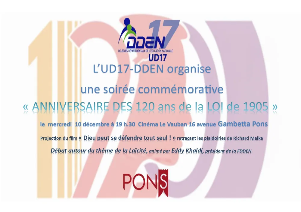 Ciné débat Pons