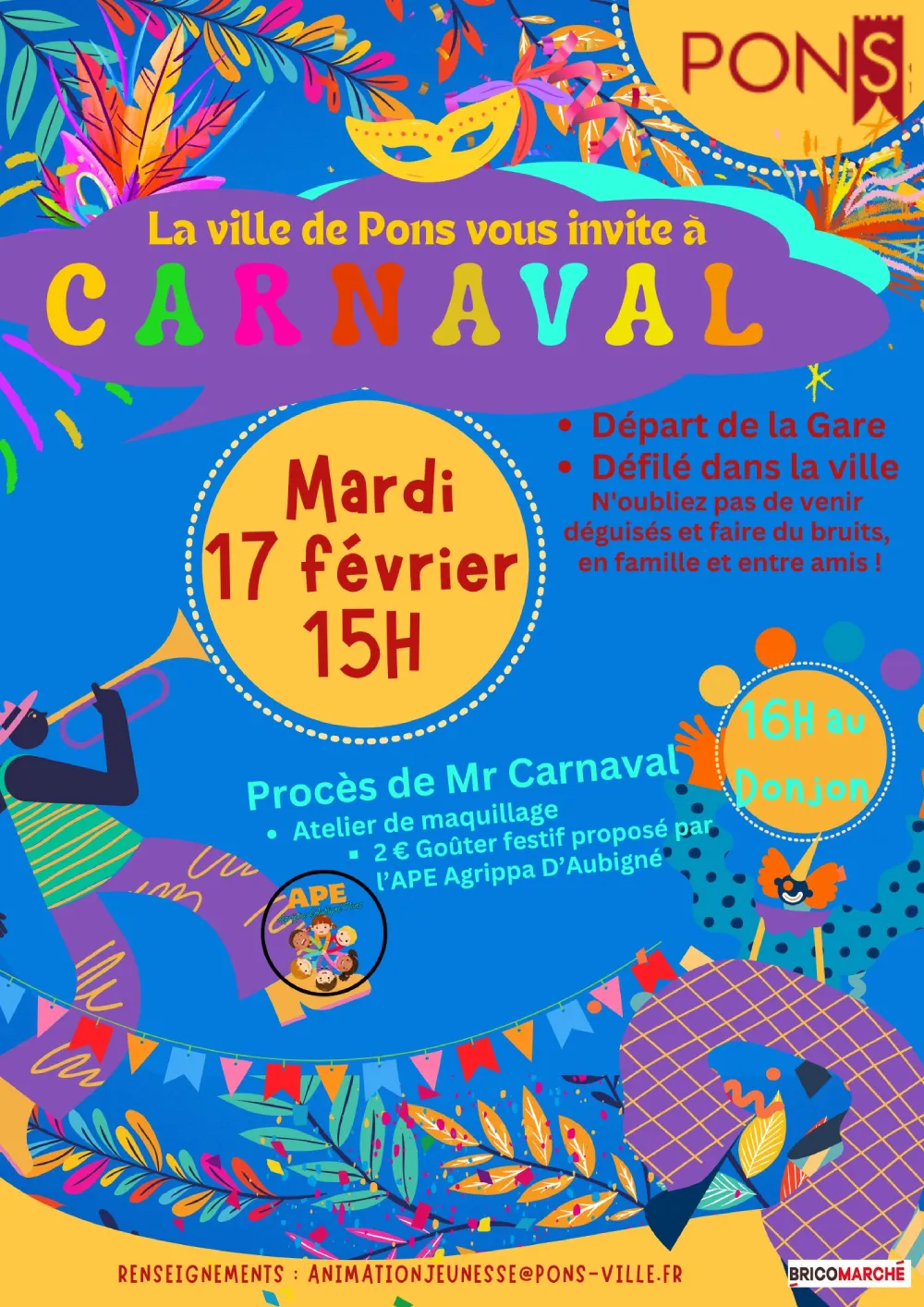 Carnaval à Pons - 17 février 2026