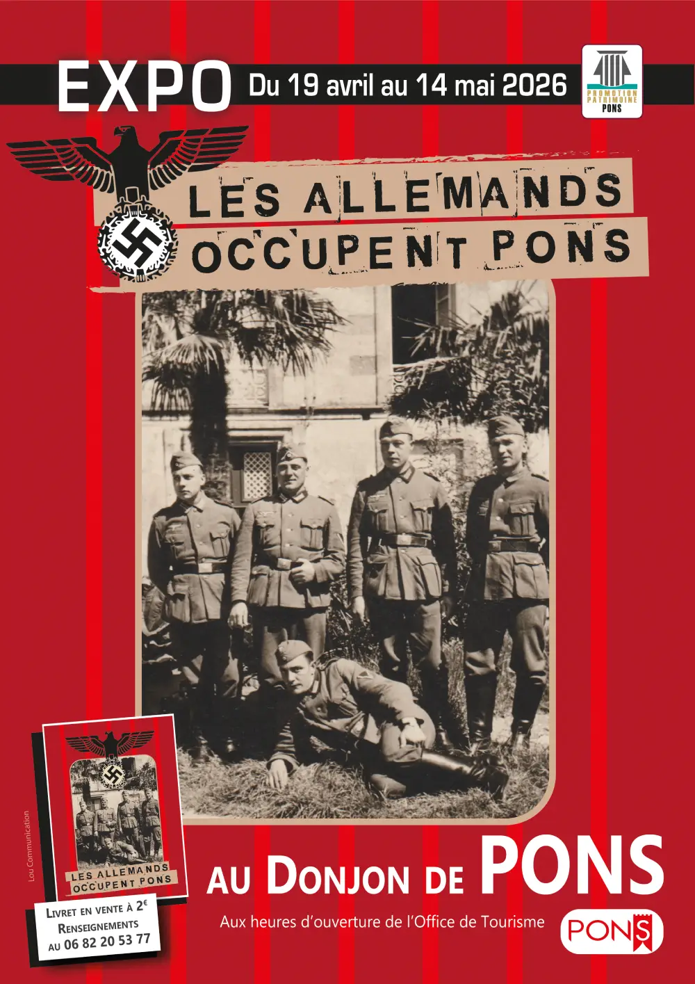 Exposition Les Allemands occupent Pons A3P avril-mai 2026