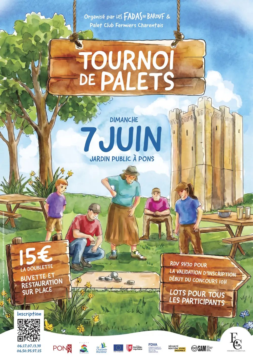 Tournois de palets - 7 juin 2026