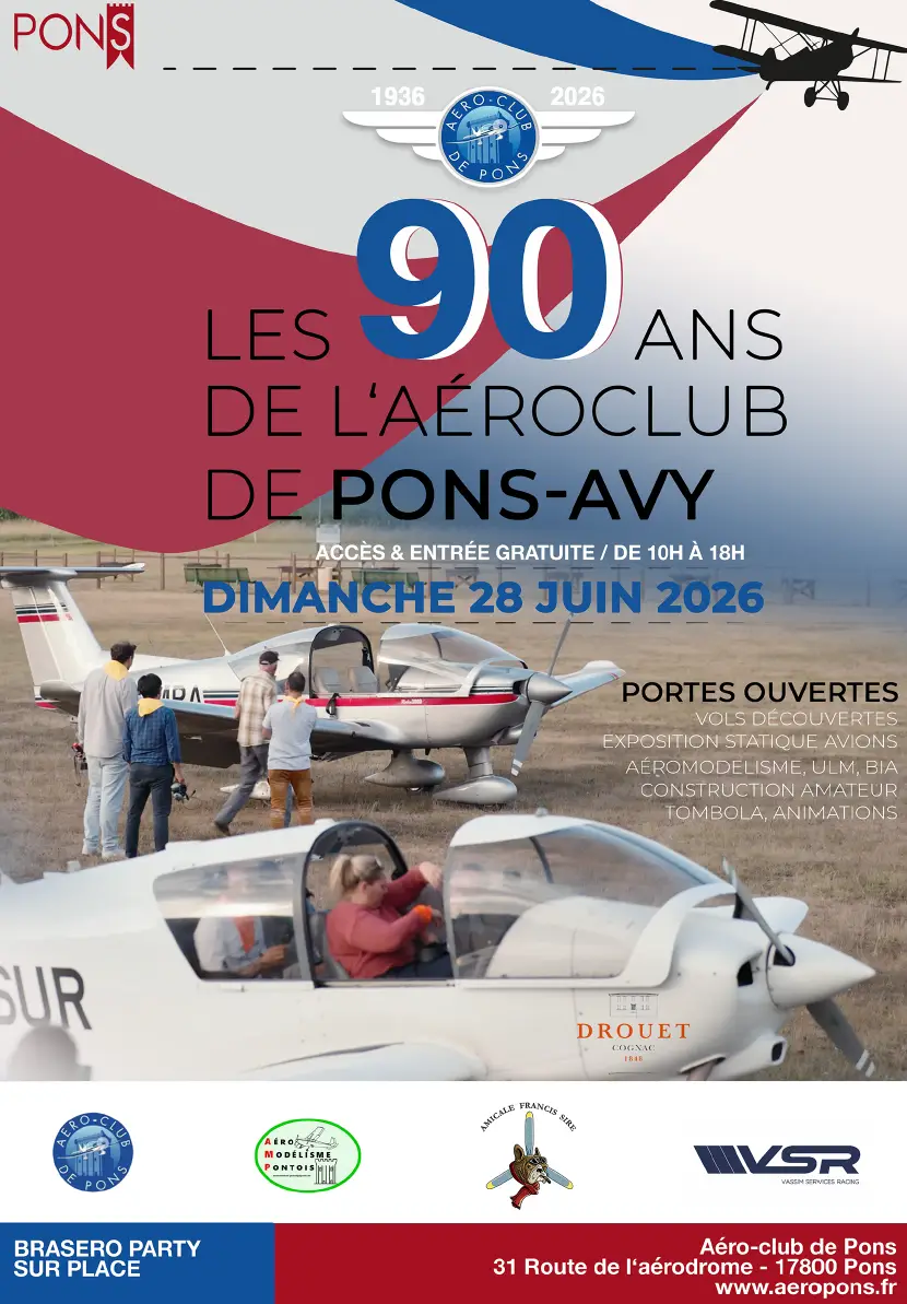 L’aéroclub de Pons fête ses 90 ans