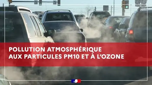 pollution atmosphérique aux particules PM10 et à l'ozone
